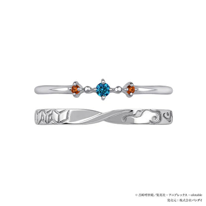 Demon Slayer Kimetsu No Yaiba Tufave - Silver Ring Set (3 Types) [Pre-Order Mar 2026]