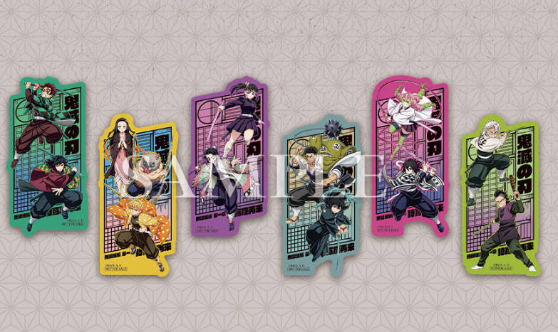 Demon Slayer Kimetsu no Yaiba Mugen Castle Arc Chapter 1: Akaza Returns - Movie Clear cards Complete Set of 6 types