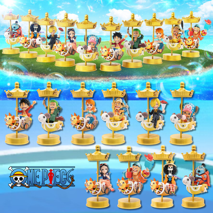 One Piece World Collectible Figure Toei Animation Collection Mugiwara Store - Merry & Sunny Go Round! (10 Types)