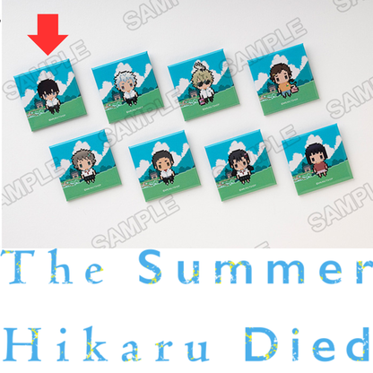 The Summer Hikaru Died Art Exhibition - Petit Bit Mini Square Can Badges (8 types) [Pre-Order Nov 2025]