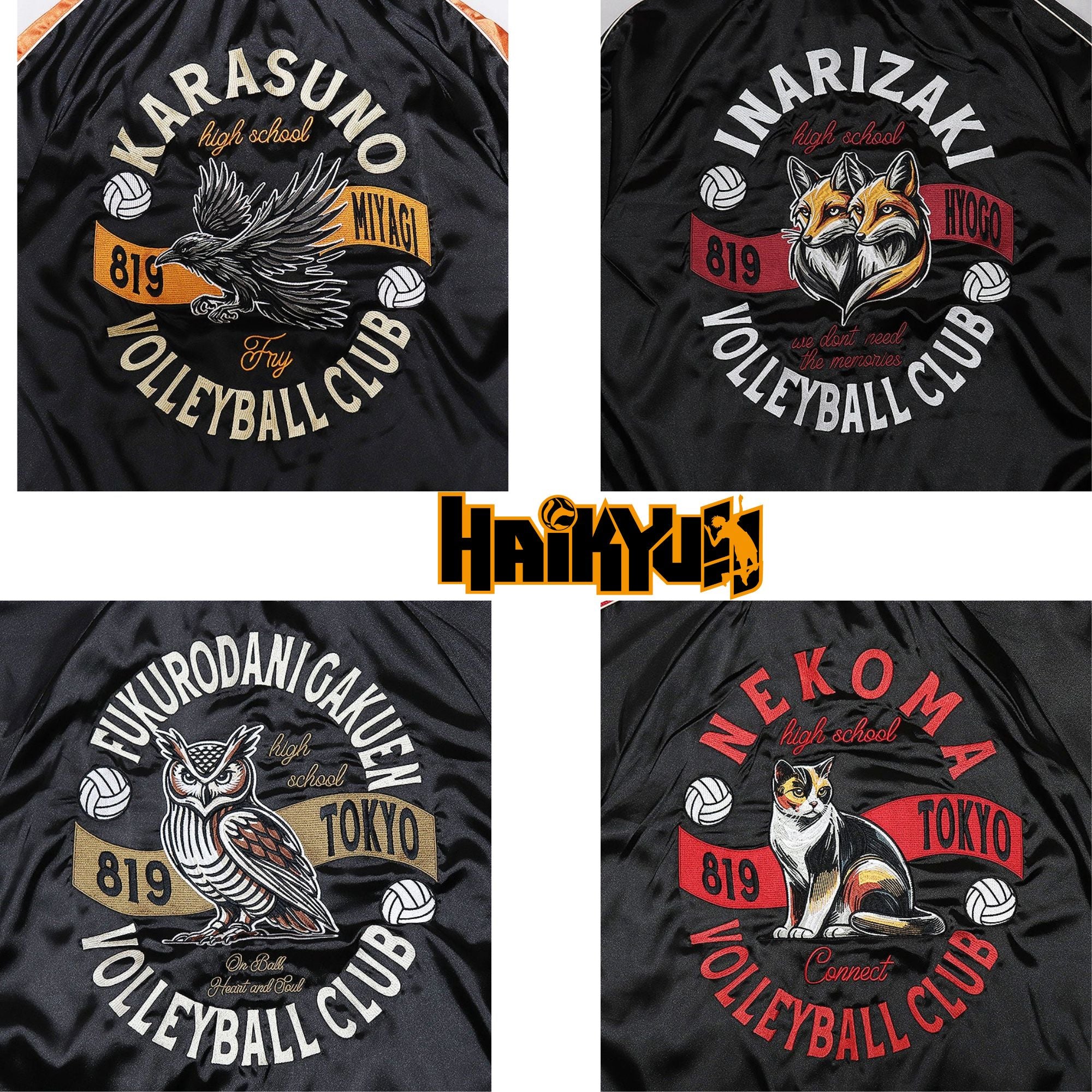 Haikyu!! - Sukajan Reversible Jacket (4 Types) [Pre-Order Dec 2025]