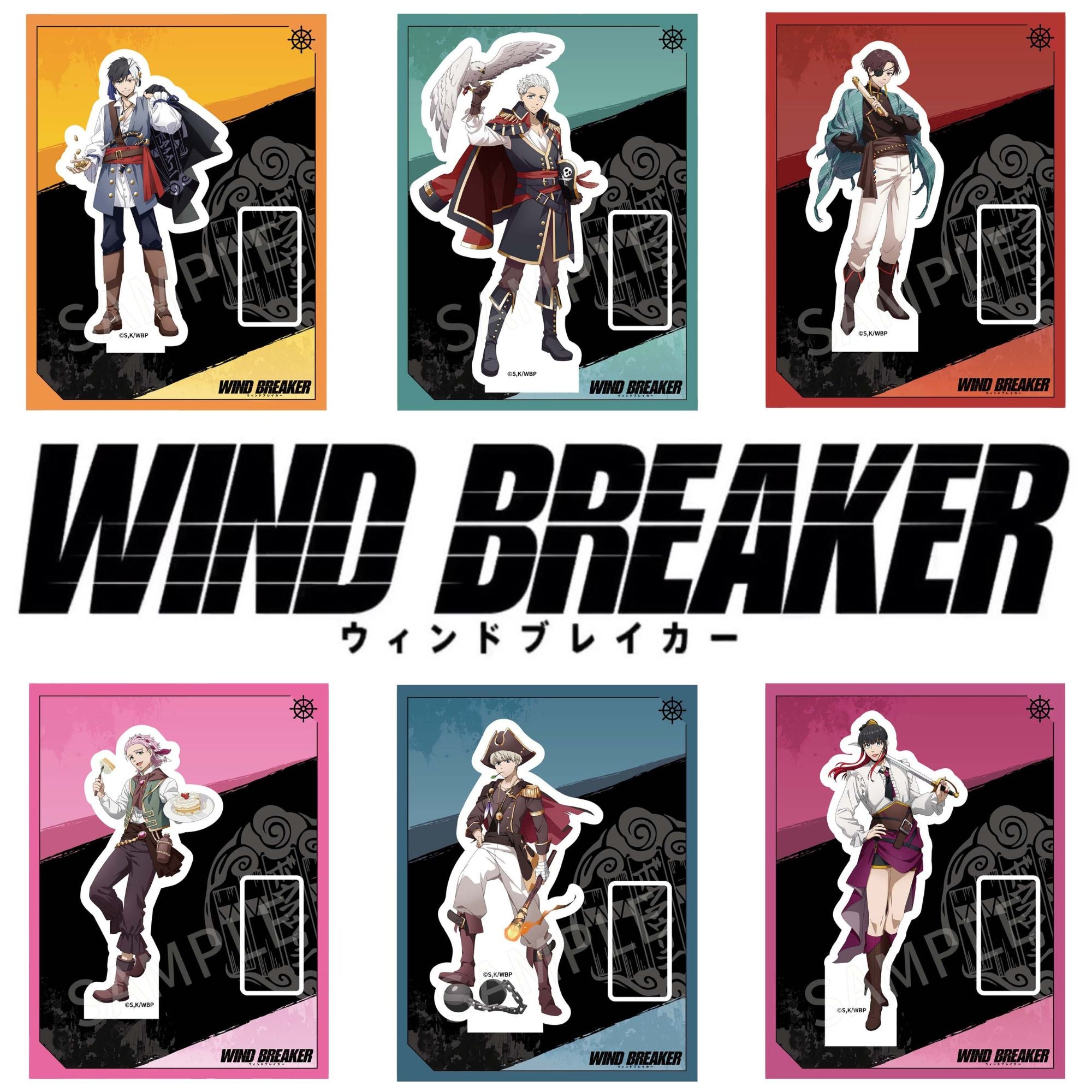 DRAGON GATE ウィンドブレーカー M Wind Breaker Aforce X Dragon Horse Acrylic Character Stand Pirate