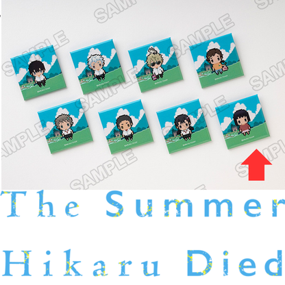The Summer Hikaru Died Art Exhibition - Petit Bit Mini Square Can Badges (8 types) [Pre-Order Nov 2025]