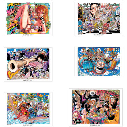 One Piece Day 25 - Color Illustration Plates (6 types) – JumpIchiban One Piece Day 25 - Color Illustration Plates (6 types) – JumpIchiban