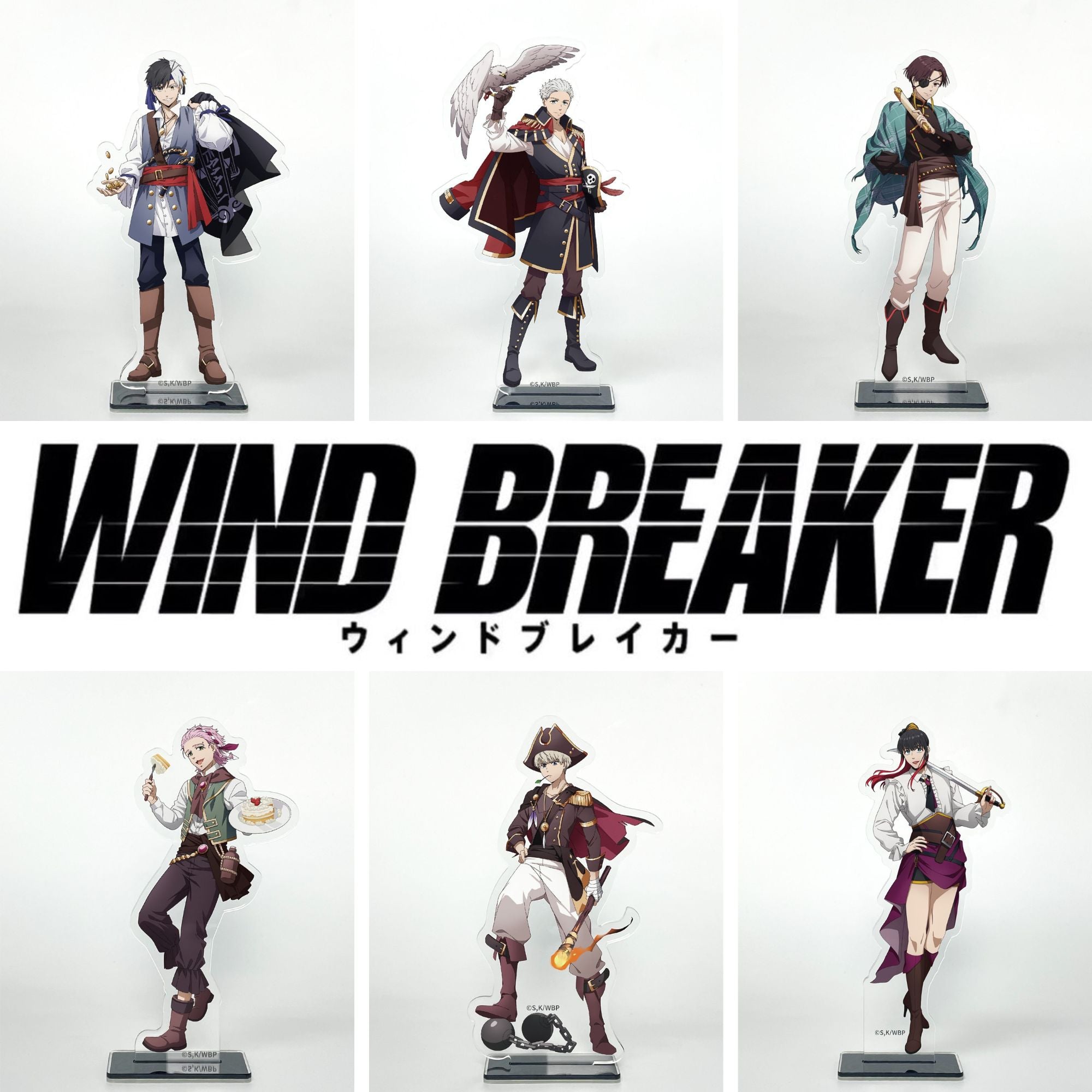 Wind Breaker Aforce X Dragon Horse   Acrylic Character Stand Pirate Ver. (6 Types) [Pre-Order Dec 2025]