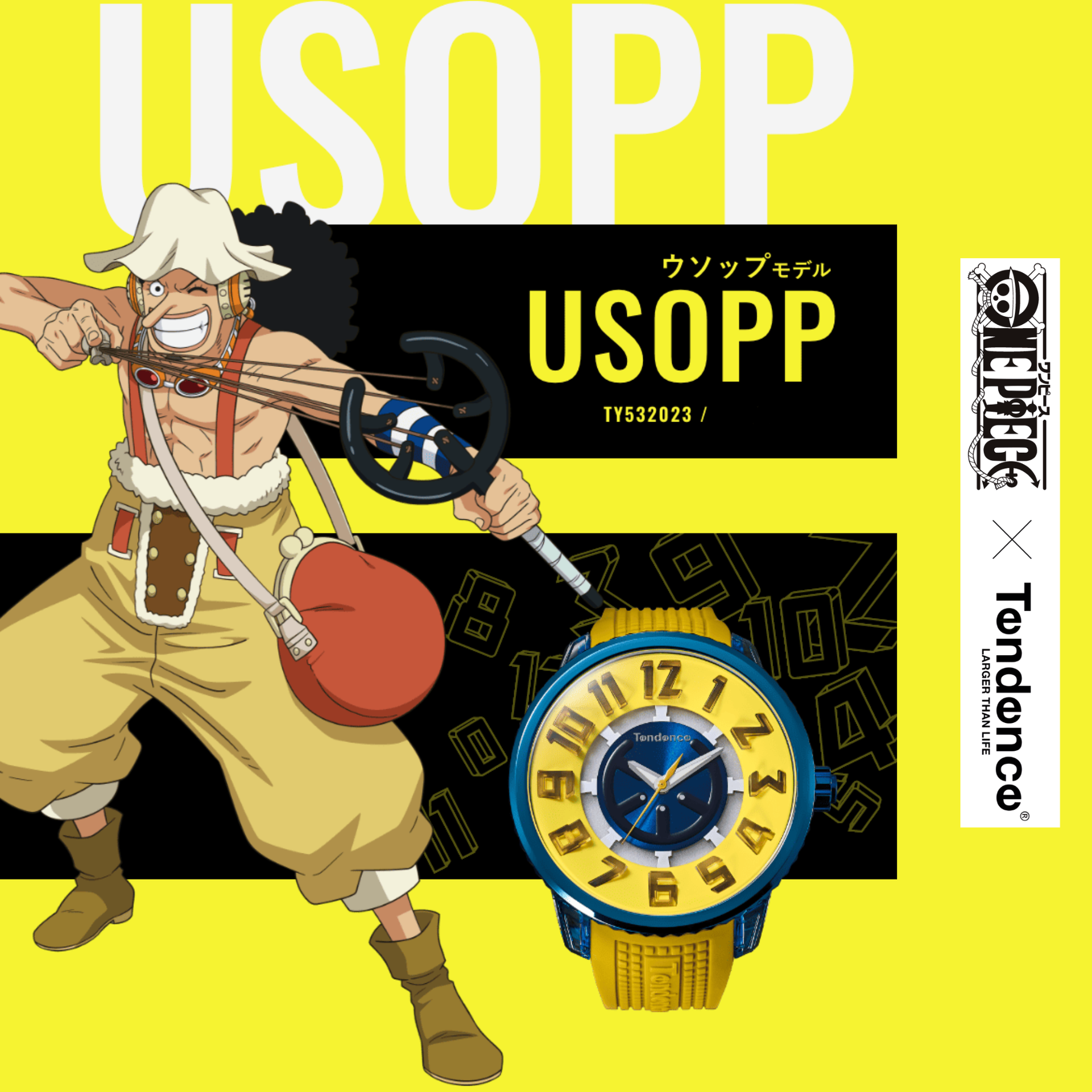 One Piece x Tendence Collaboration Watch - Usopp model TY532023