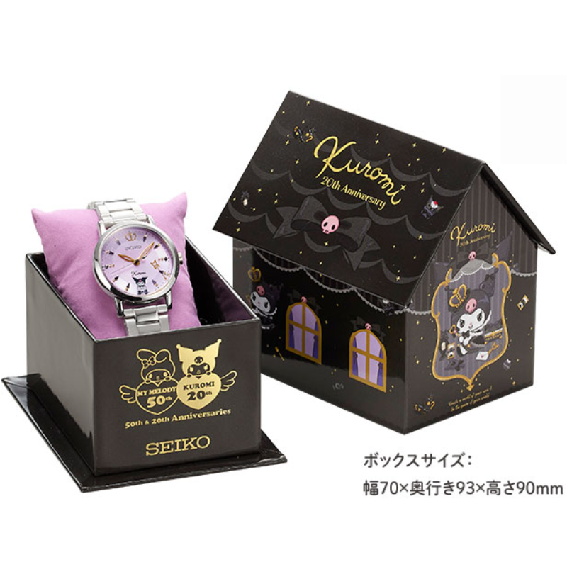 Sanrio Characters x Seiko Watch - Kuromi 20th Anniversary Collaboration Watch [Pre-Order Feb 2026]