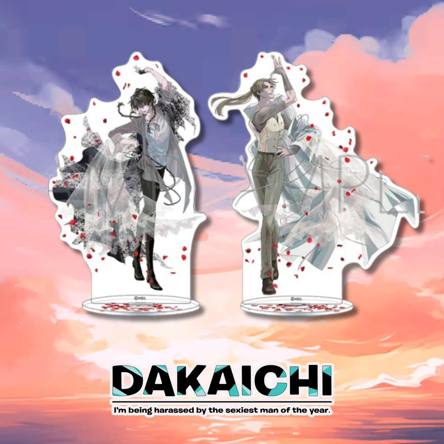 Dakaichi: I'm Being Harassed By the Sexiest Man of the Year - Wedding Blood Acrylic Stands [Pre-Order Sep 2026]