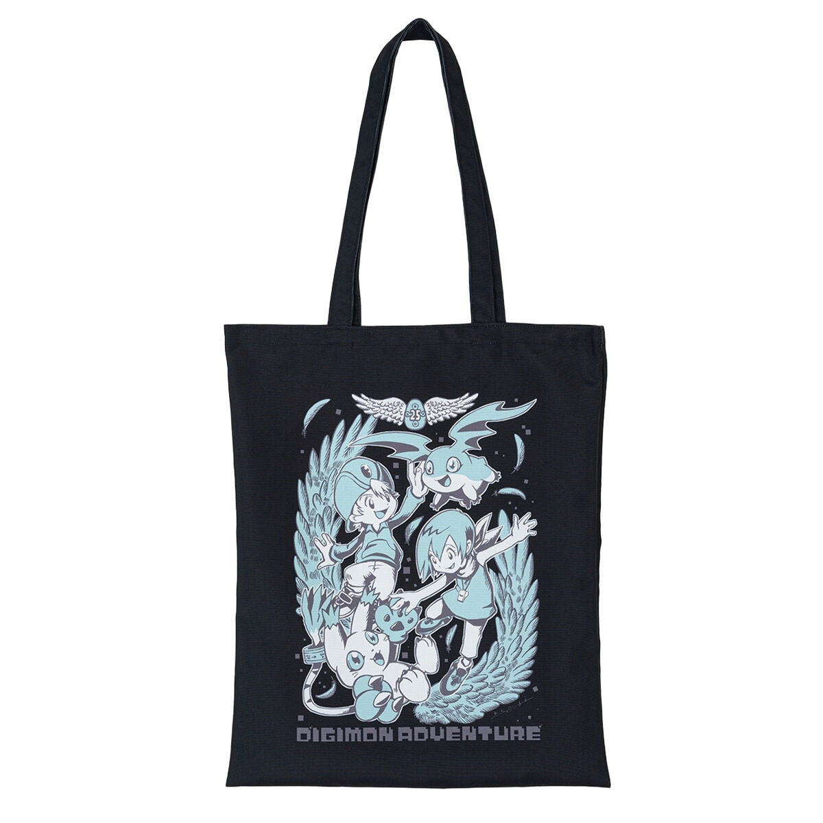 DIGIMON ADVENTURE 25TH ANNIVERSARY TOTE BAG - TAKERU & PATAMON - HIKARI & TAILMON DESIGNED BY KENJI WATANABE