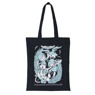 Digimon Adventure 25th Anniversary Tote Bag - Takeru & Patamon - Hikari & Tailmon Designed By Kenji Watanabe