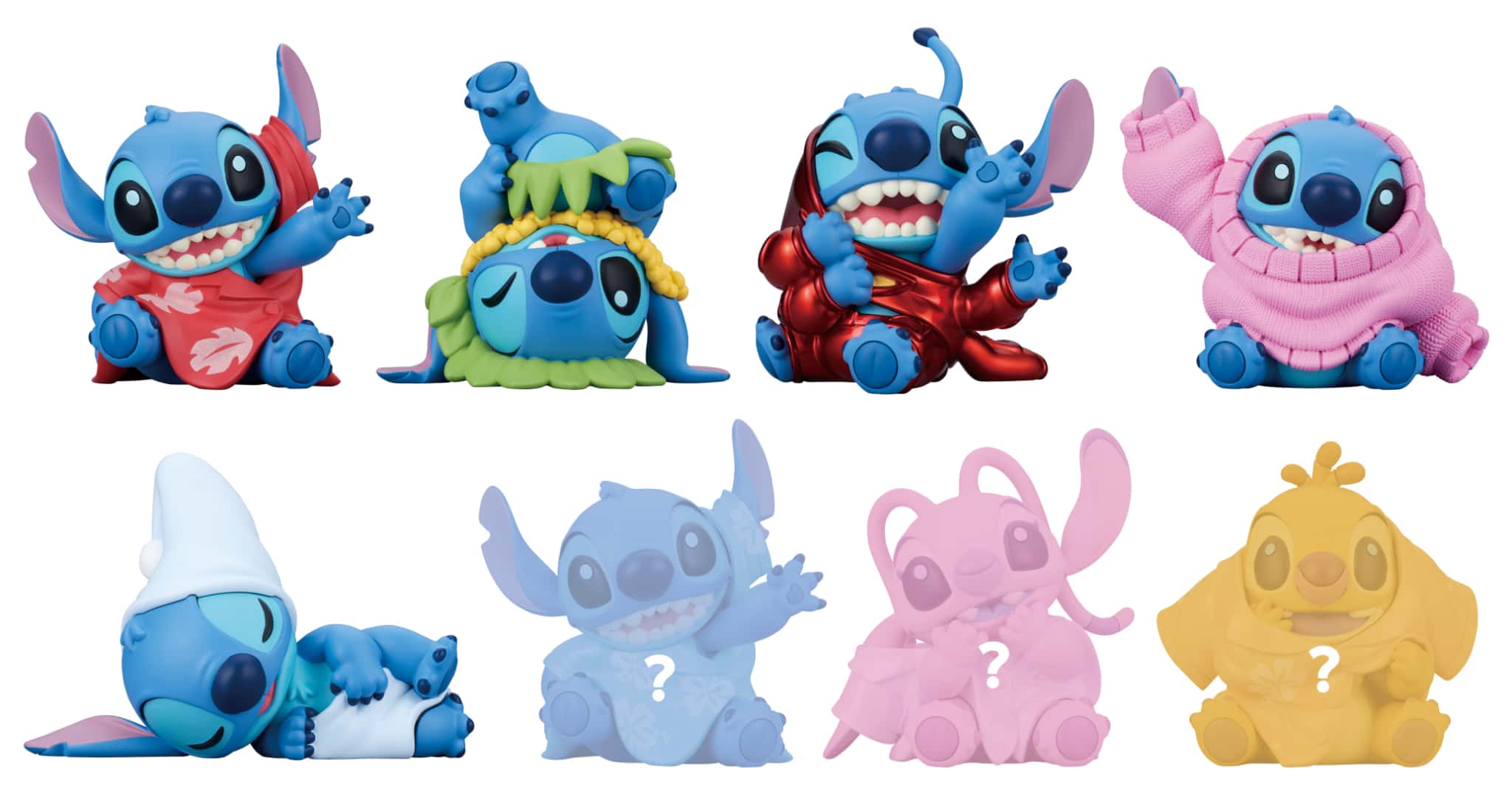 Disney Characters PERIHAPI! Figure - Stitch Set of 8 Types [Random] [Pre-Order Nov 2026]