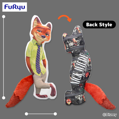 Disney Zootopia - Nick Wilde Die-cut Cushion With Tail