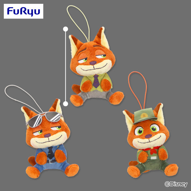 Disney Zootopia - Nick Wilde Mini Mascot (3 Types)