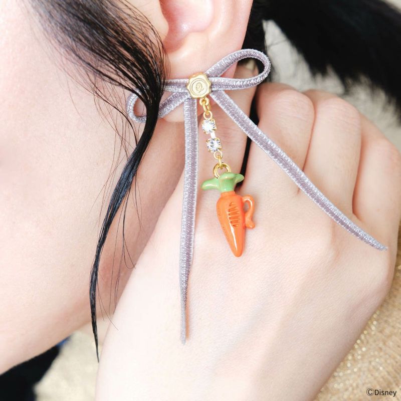 Disney Zootopia x Q-pot Jewelry Collection - Carrot Recorder Sweetheart Earrings
