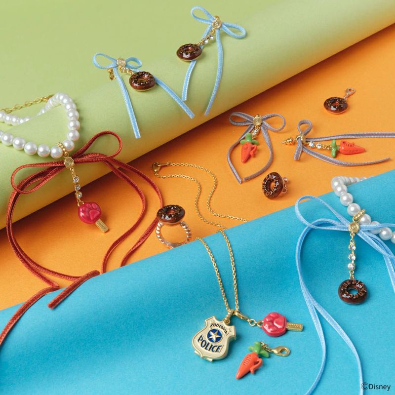 Disney Zootopia x Q-pot Jewelry Collection - Donut Sweetheart Earrings