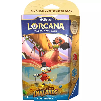 DISNEY LORCANA TCG JAPANESE VERSION - PRE-BUILT DECKY INTO THE INKLAND RUBY SAPPHIRE