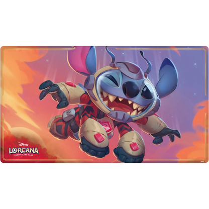 DISNEY LORCANA: INTO THE INKLANDS - JAPANESE VERSION OFFICIAL PLAYMAT STITCH LITTLE ROCKET