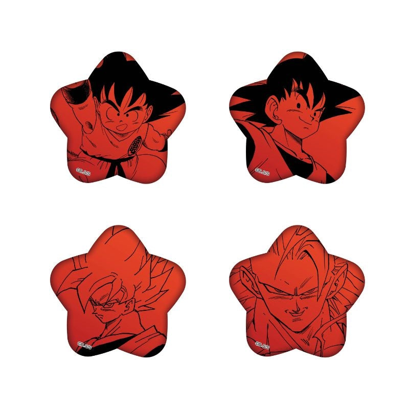 Dragon Ball - Can Badge Set of 4 Son Goku