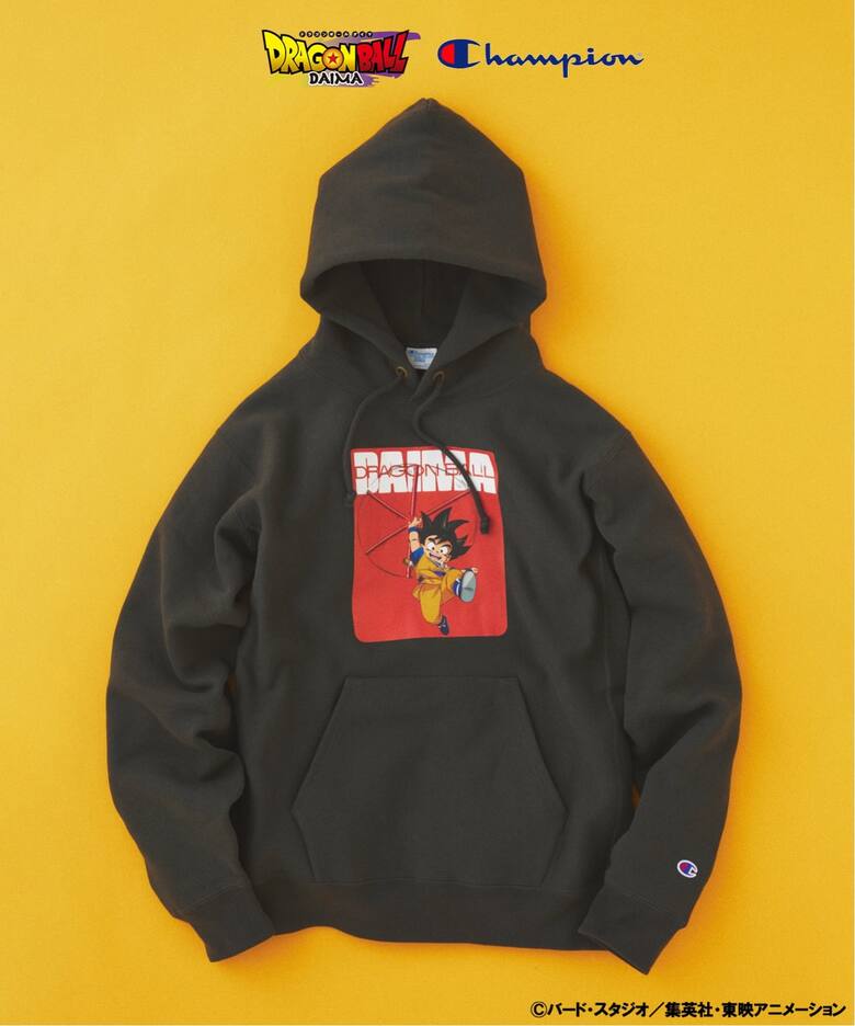 Dragon Ball Daima x Champion - Print Hoodie Black [Pre-order Dec 2025]