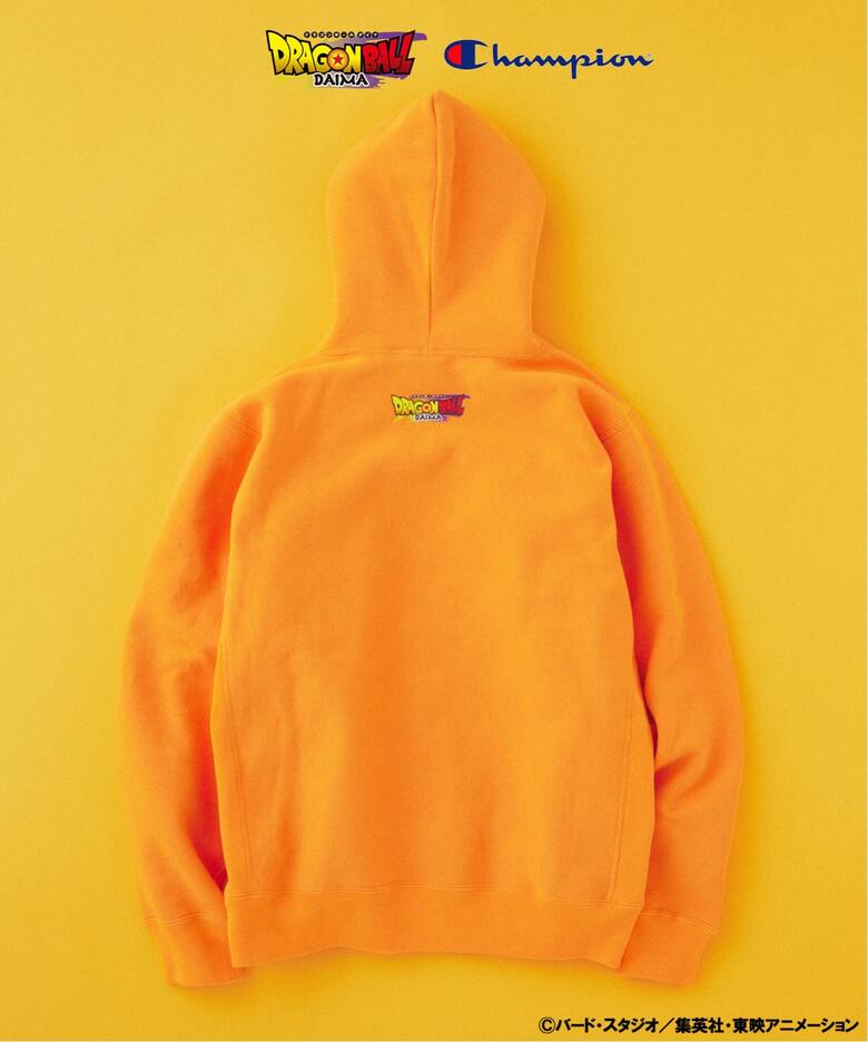 Dragon Ball Daima x Champion - Print Hoodie Orange [Pre-order Dec 2025]