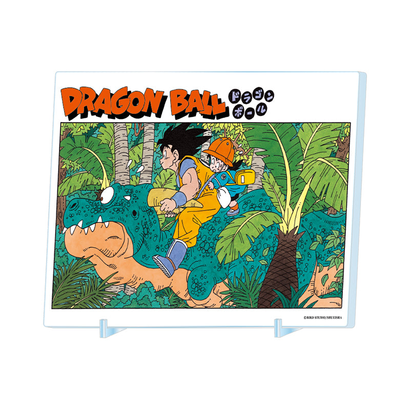 Dragon Ball JCS Exclusive - Foil Acrylic Art Goku & Son Gohan [Pre-Order Mar 2026]