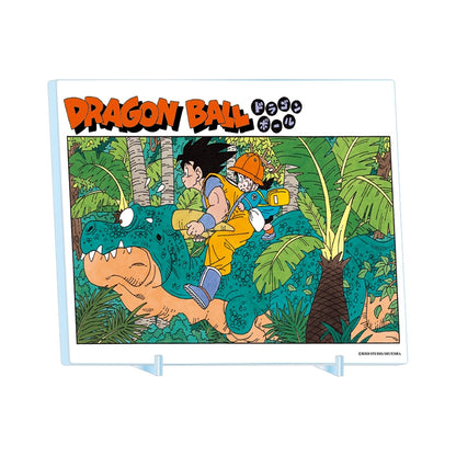 Dragon Ball JCS Exclusive - Foil Acrylic Art Goku & Son Gohan [Pre-Order Mar 2026]