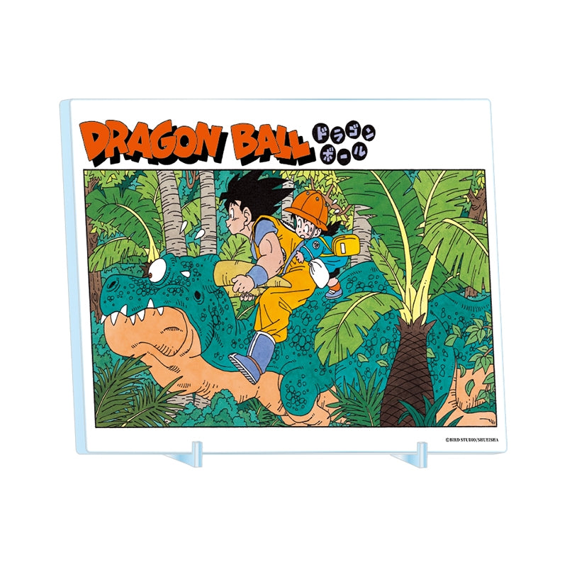 Dragon Ball JCS Exclusive - Foil Acrylic Art Goku & Son Gohan [Pre-Order Mar 2026]