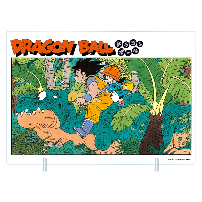 Dragon Ball JCS Exclusive - Foil Acrylic Art Goku & Son Gohan [Pre-Order Mar 2026]