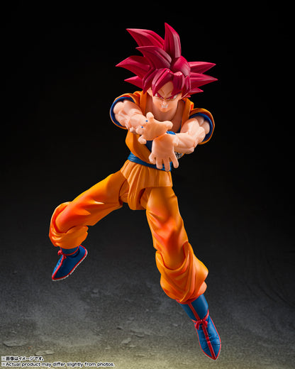 Dragon Ball Z S.H.Figuarts Figure - Super Saiyan Son Goku God Aura ver. [Pre-Order Jun 2026]