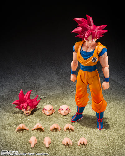 Dragon Ball Z S.H.Figuarts Figure - Super Saiyan Son Goku God Aura ver.