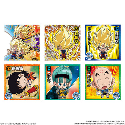 Dragon Ball Super - Warrior Seal Wafer Super Clash of Warriors Candy Toys, Snacks (Box of 20 Pcs)