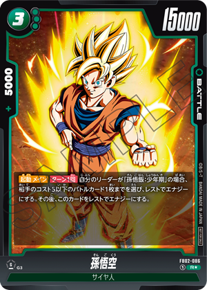 Dragon Ball Super Card Game Fusion World - Anniversary Pack Giveaway Campaign Anniversary Pack 01