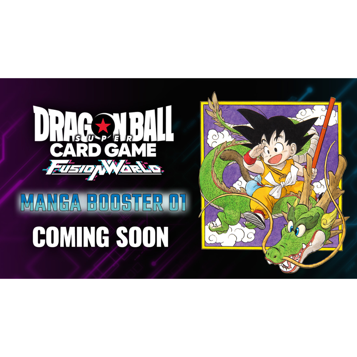 ドラゴンボール manga booster 01 BOX Dragon Ball Super Card Game Fusion World Official - Manga