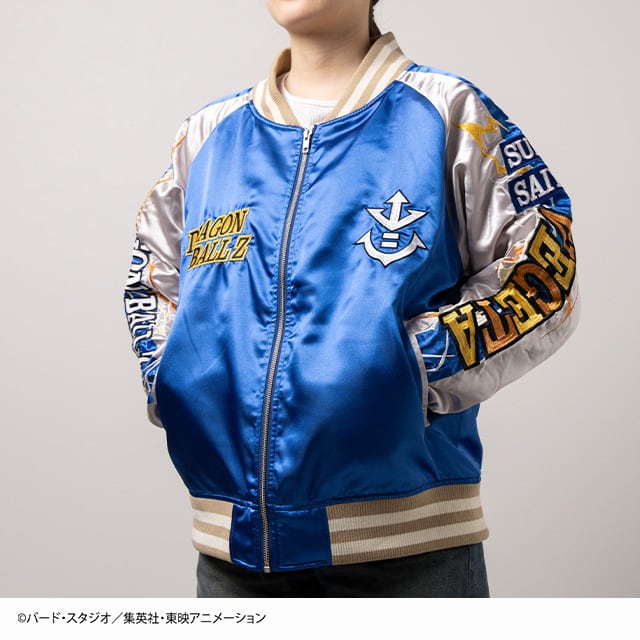 ジャケット・アウター 617 DB Capsule Corp Sukajan Blue 3L JKT Dragon Ball Super Sukajan Collection - Super Saiyan Vegeta