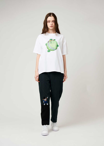 Dragon Ball Z Graniph Collection Collaboration Clothing - 10 times the Earth Big Silhouette T-shirt