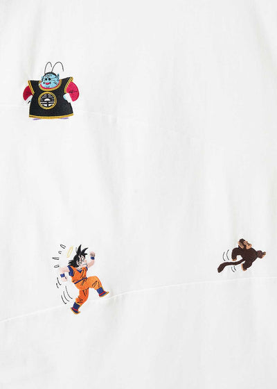 Dragon Ball Z Graniph Collection Collaboration Clothing - 10 times the Earth Big Silhouette T-shirt