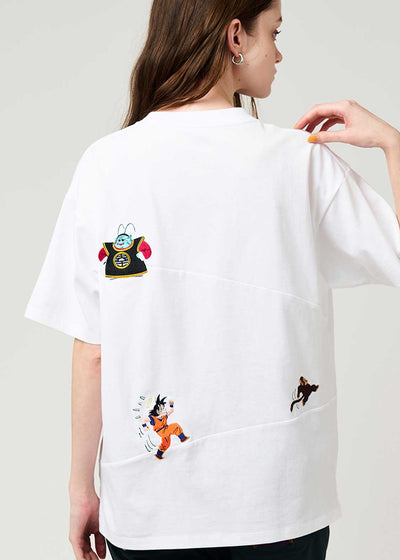 Dragon Ball Z Graniph Collection Collaboration Clothing - 10 times the Earth Big Silhouette T-shirt