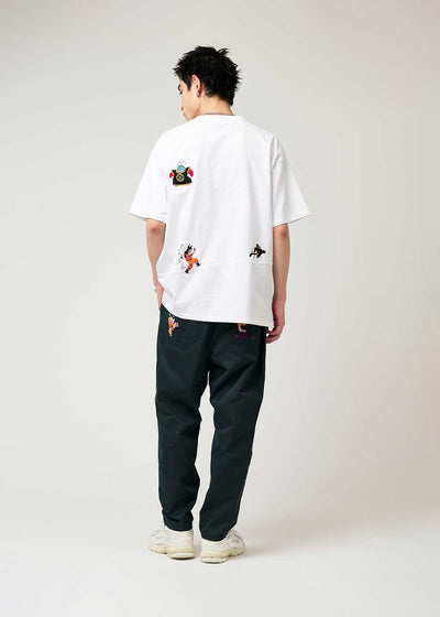 Dragon Ball Z Graniph Collection Collaboration Clothing - 10 times the Earth Big Silhouette T-shirt