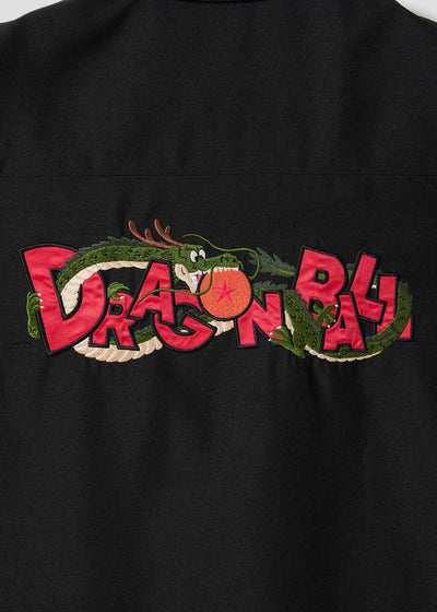 Dragon Ball Z Graniph Collection Collaboration Clothing - DRAGON BALL Logo Big Silhouette Politoro Short Sleeve Shirt