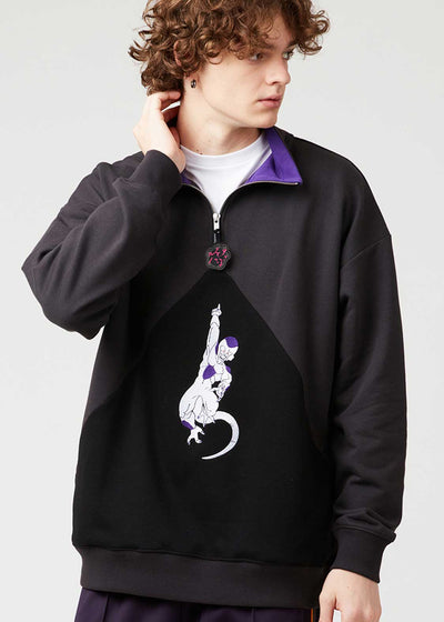 Dragon Ball Z Graniph Collection Collaboration Clothing - Death Ball Fleece Half Zip Sweatshirt