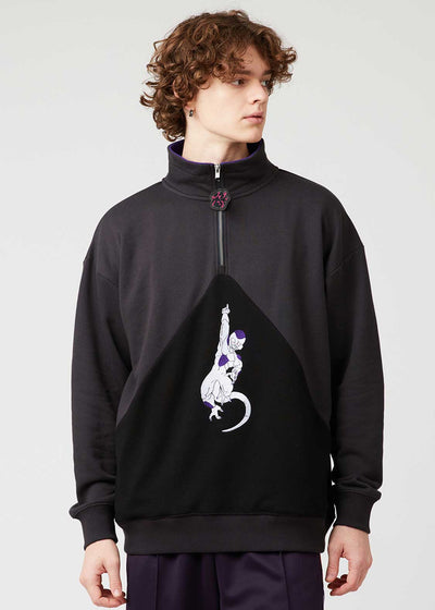 Dragon Ball Z Graniph Collection Collaboration Clothing - Death Ball Fleece Half Zip Sweatshirt