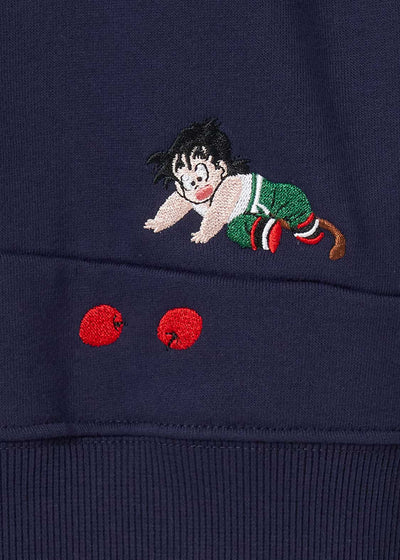 Dragon Ball Z Graniph Collection Collaboration Clothing - Fleece Big Silhouette Sweatshirt