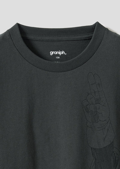Dragon Ball Z Graniph Collection Collaboration Clothing - Here it is, fireworks Kids Big Silhouette T-shirt