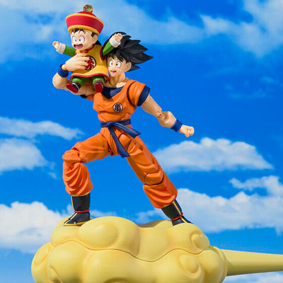 Dragon Ball Z S.H.Figuarts - Son Goku and Son Gohan with Flying Nimbus