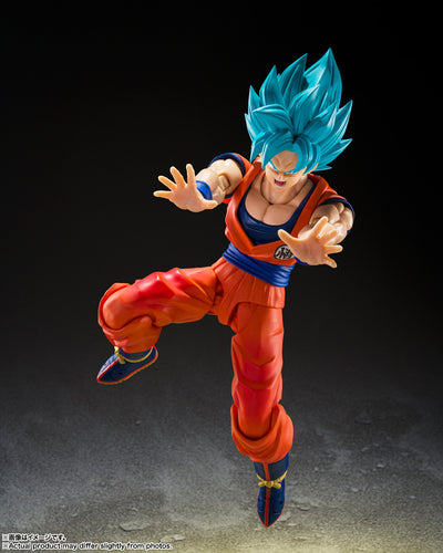 Dragon Ball Z S.H.Figuarts Figure - Super Saiyan Son Goku Blue Power Transcending Limits ver.