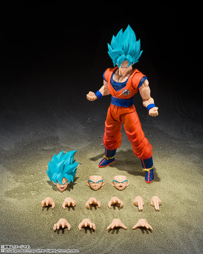 Dragon Ball Z S.H.Figuarts Figure - Super Saiyan Son Goku Blue Power Transcending Limits ver.