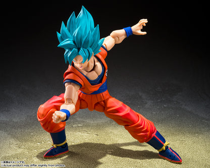 Dragon Ball Z S.H.Figuarts Figure - Super Saiyan Son Goku Blue Power Transcending Limits ver. [Pre-Order Jul 2026]