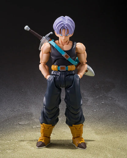 Dragon Ball Z S.H.Figuarts Figure - Trunks Z Fighter First Edition Limited Ver. with Z Fighter Gathering Display Stand B [Pre-order Mar 2027]