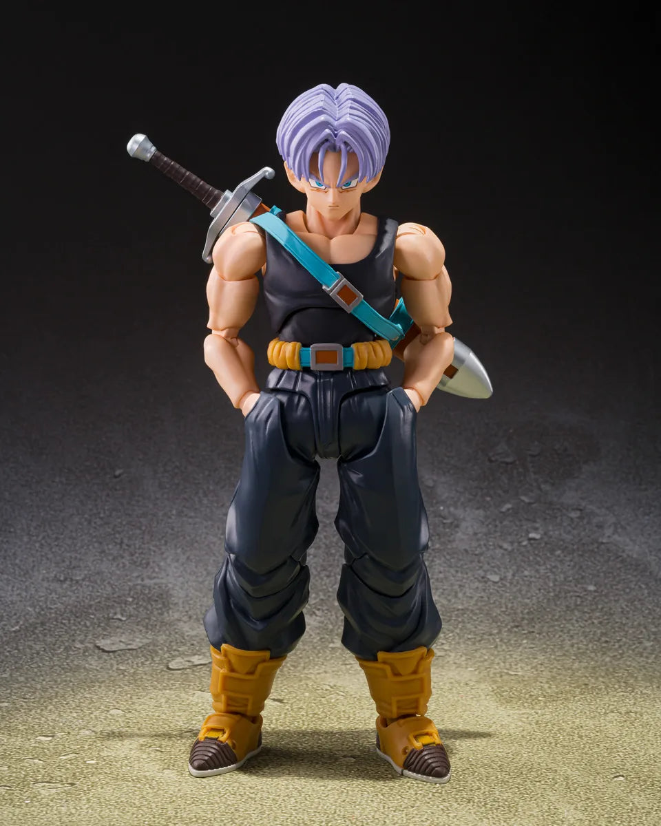 Dragon Ball Z S.H.Figuarts Figure - Trunks Z Fighter First Edition Limited Ver. with Z Fighter Gathering Display Stand B [Pre-order Mar 2027]