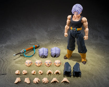 Dragon Ball Z S.H.Figuarts Figure - Trunks Z Fighter First Edition Limited Ver. with Z Fighter Gathering Display Stand B [Pre-order Mar 2027]